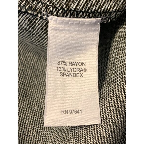 NEW J.Jill Wearever Womens Trousers Gray Stretch Button Medium Petite Workwear - Picture 8 of 9